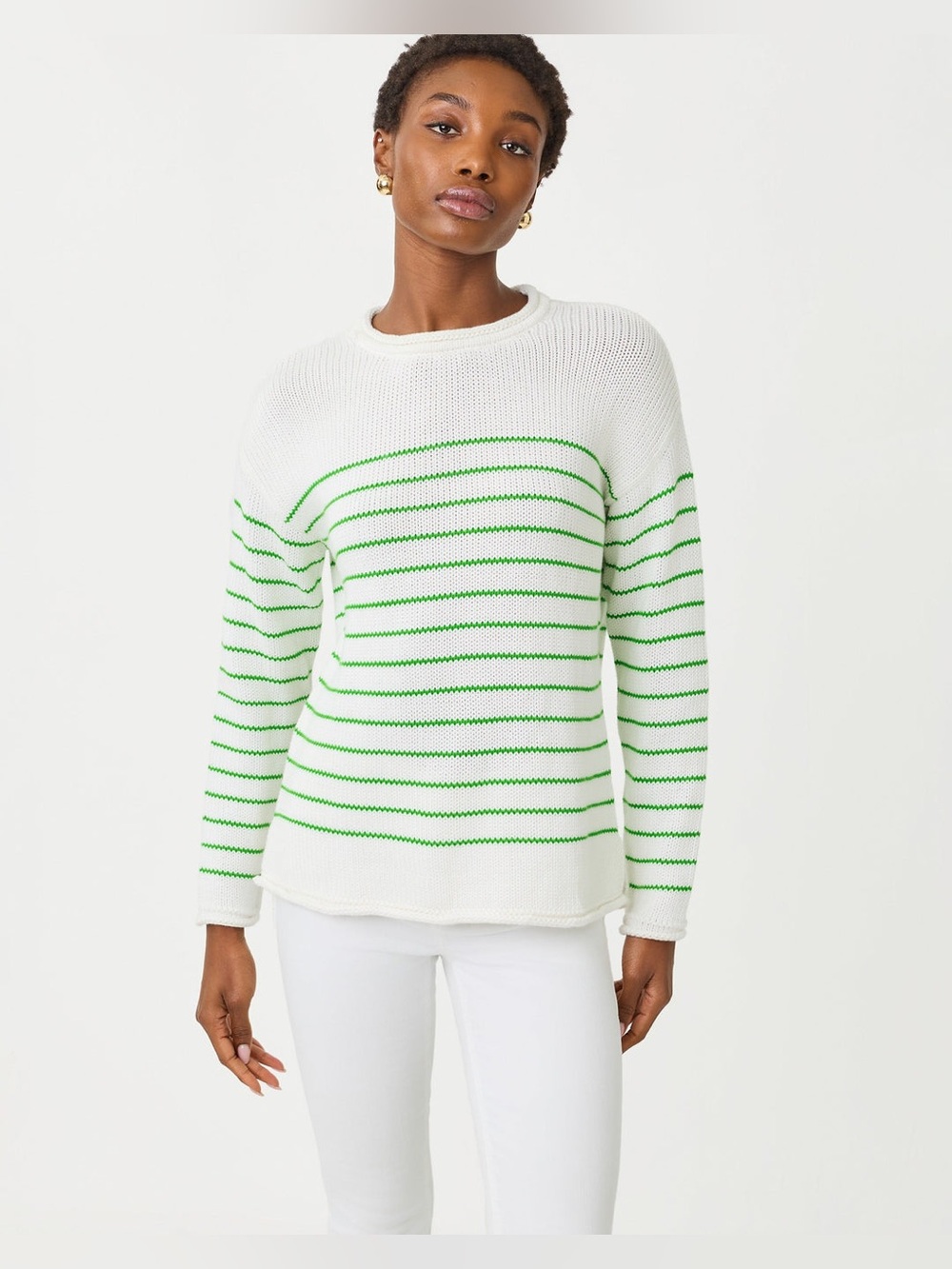 NWT Lilly Pulitzer Lotan Sweater in Putting Green Tidepool Stripe, Size XS
